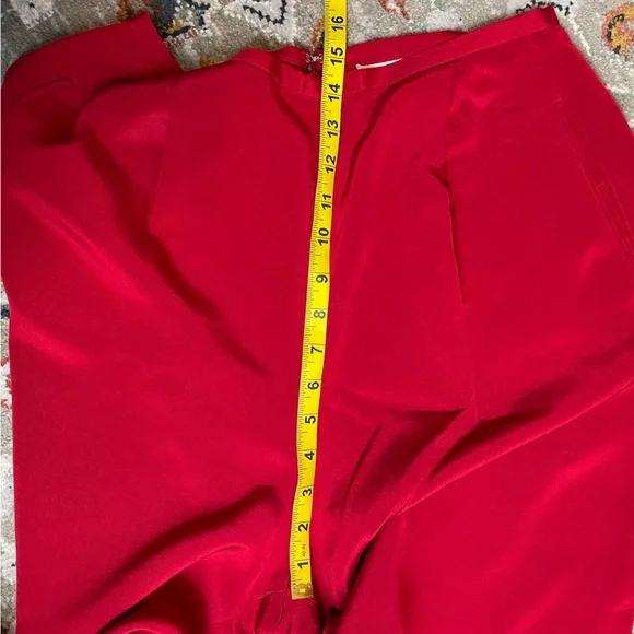 Vintage Ann Taylor High Rise 100% Silk Trousers - Picture 7 of 9